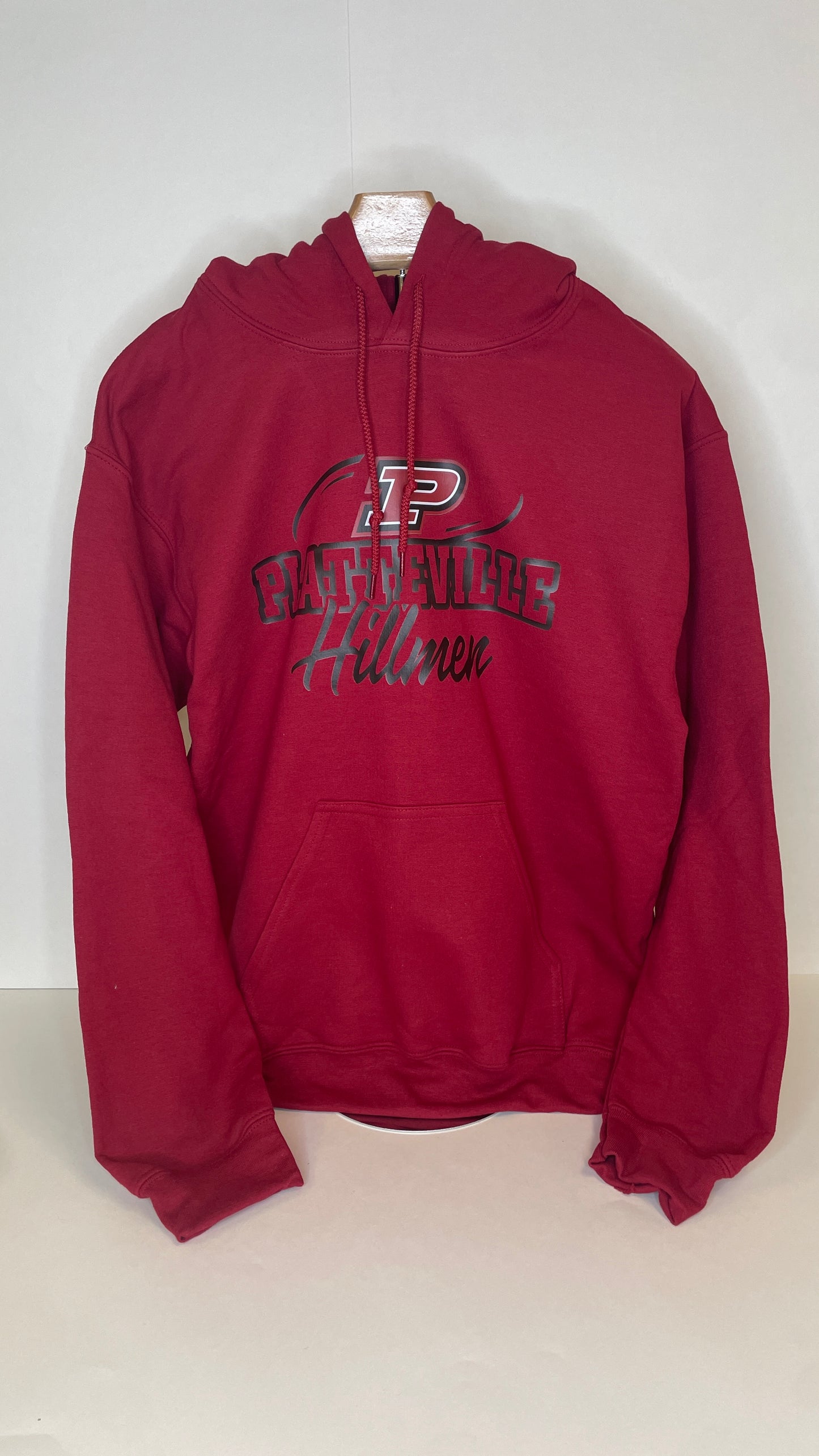 Platteville Swoosh Red Hoodie