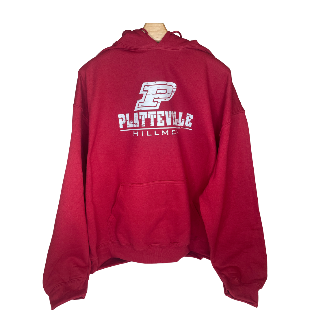 Platteville Distressed Hoodie