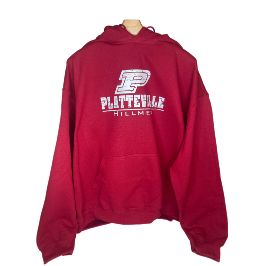 Platteville Distressed Hoodie