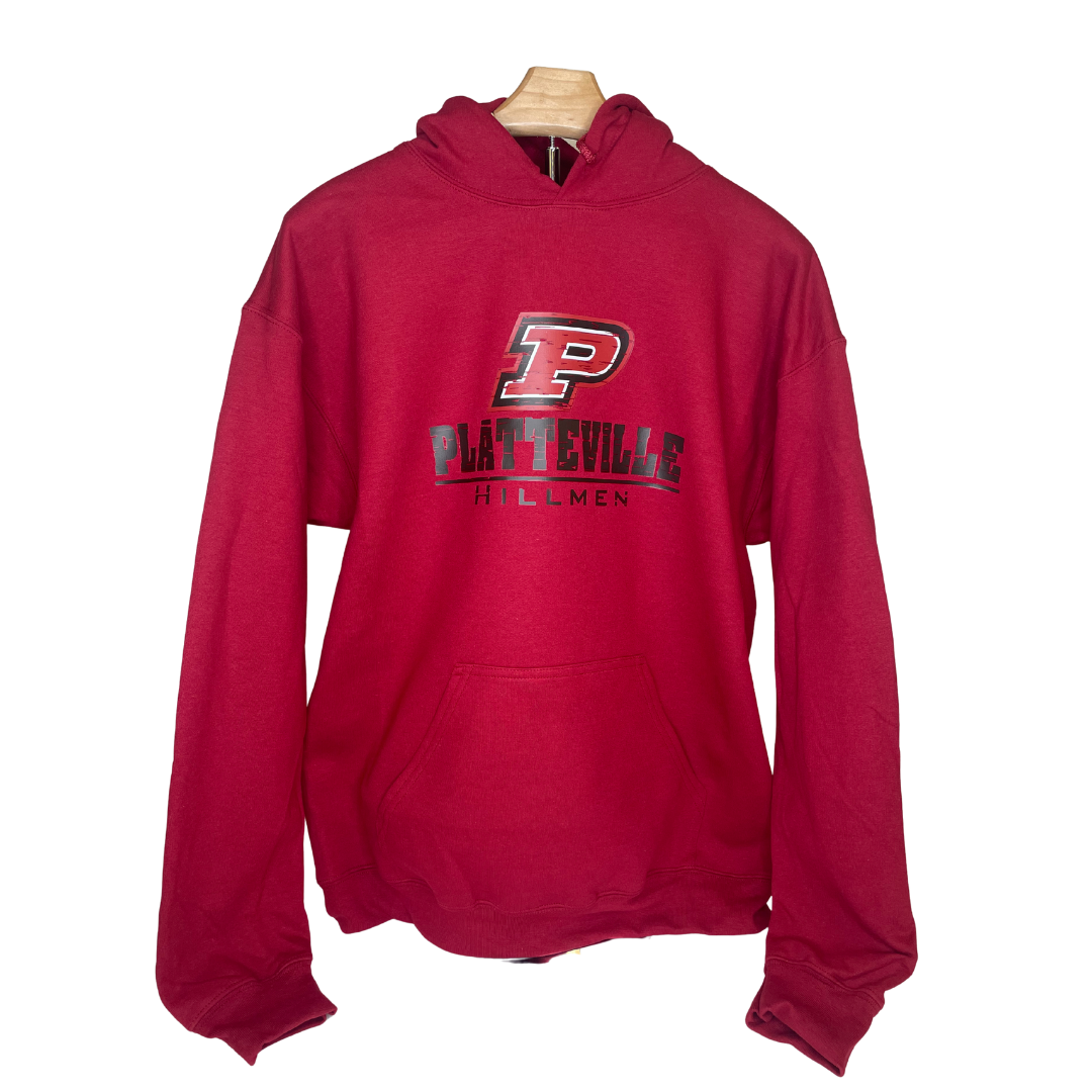 Platteville Distressed Hoodie