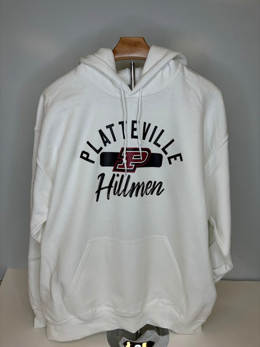 Platteville Hillmen Arch Hoodies