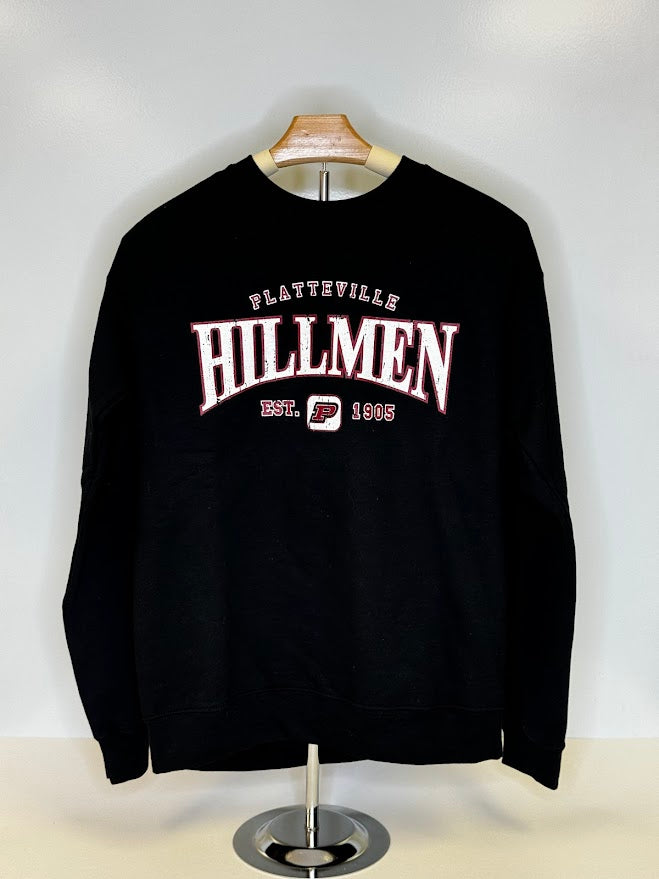 Vintage Hillmen Black Crewneck Sweatshirt