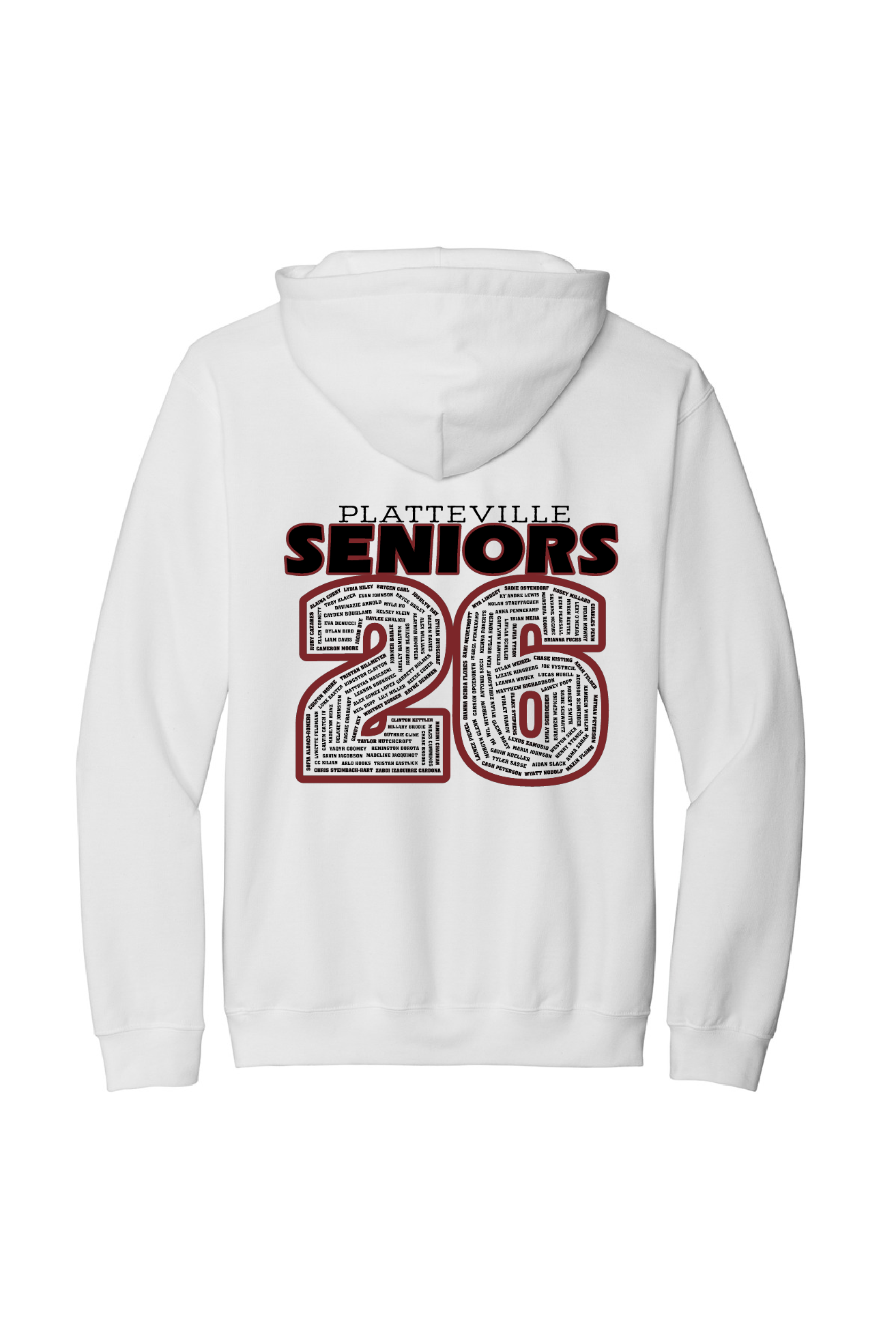 2026 Senior White Hoodie