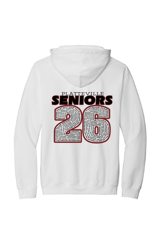 2026 Senior White Hoodie