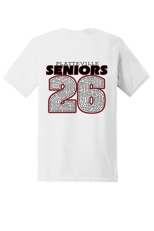 Seniors 2026 White Tshirt